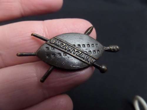 Umzintzani Boer War Collar Badge Prince Alfred Volanteer Guards Good Condition