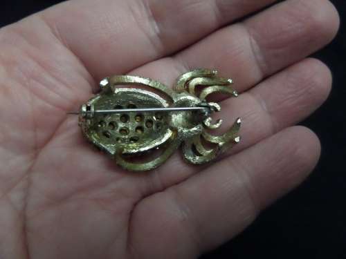 Antique Costume Jewellery Brooch (Spider)