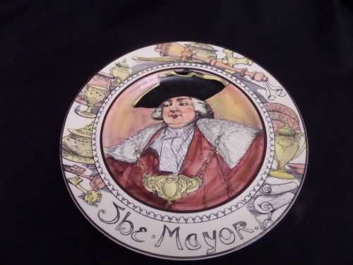 Royal Doulton "The Mayor" Plate 26 cm wide