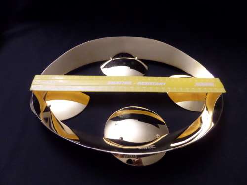 Georg Jensen Denmark Gold Plated Candle Stand