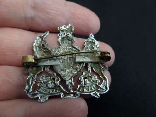 Lion and the Unicorn Military Cap Badge (Honi Soit Qui Mal Y Pense)