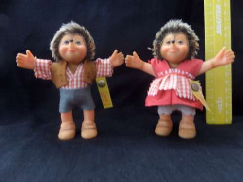 2 x Original Steiff Hedgehogs in Excellent Condition