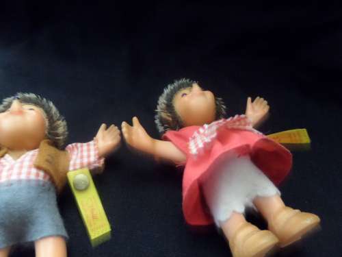 2 x Original Steiff Hedgehogs in Excellent Condition