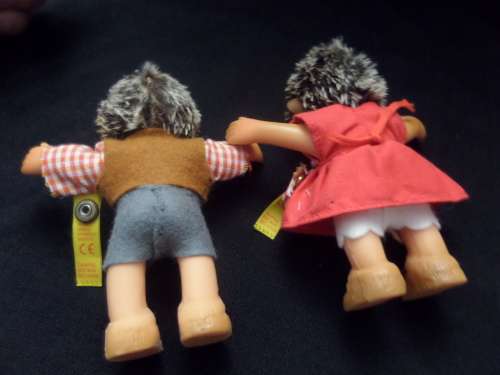 2 x Original Steiff Hedgehogs in Excellent Condition