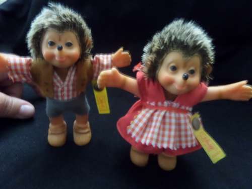 2 x Original Steiff Hedgehogs in Excellent Condition