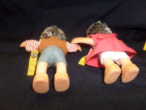 2 x Original Steiff Hedgehogs in Excellent Condition