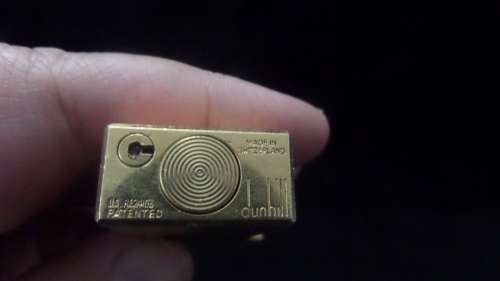 Dunhill made in Switzerland Lighter patented US Re24163