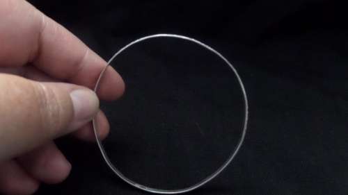 Silver Bangle Dim 6.5 cm Weight 6.3 grams