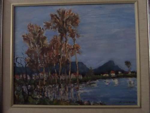 Oil on Board South Africain Artist Kenneth Baker