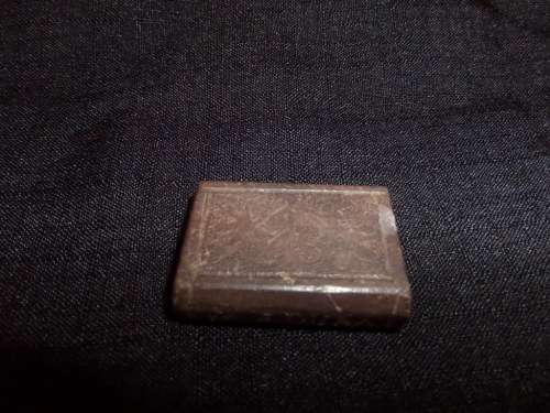 Boer Prisoner of War Small Stone Bible with the name A.J.Durand carved on it