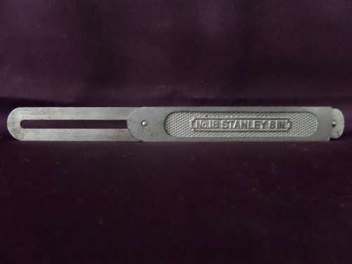 Vintage Stanley No 18 8" Sliding Bevel T Square made in U.S.A.