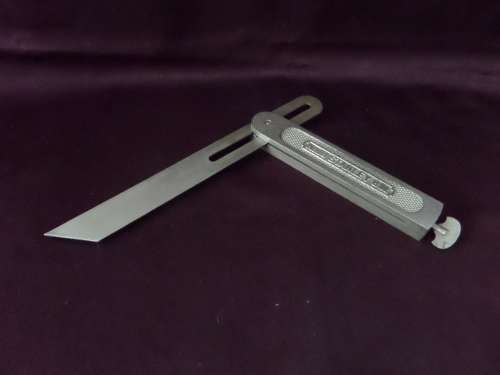Vintage Stanley No 18 8" Sliding Bevel T Square made in U.S.A.
