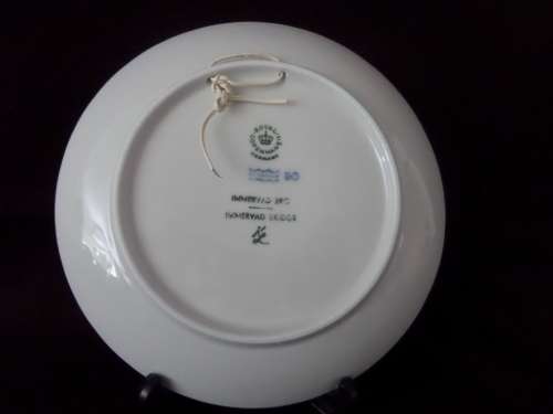 1977 Royal Copenhagen Plate made in Denmark - Immervad Bridge - 18cm