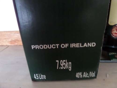Huge Jameson 4,5 Litre Irish Whiskey with Cradle Boxed and Sealed