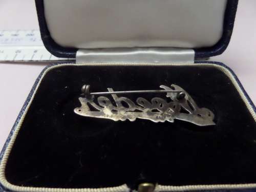 Beautiful Old Vintage Sterling Silver Brooch (Moeder)