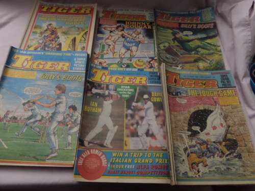 44 x 1980's Tiger Comic's
