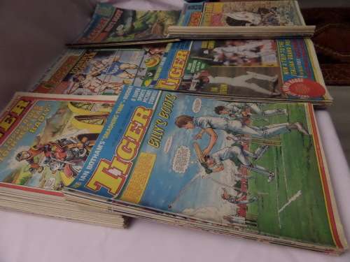 44 x 1980's Tiger Comic's