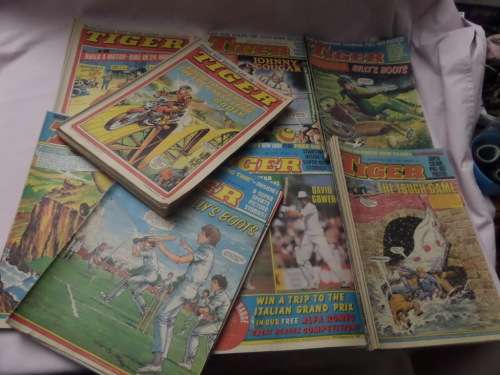 44 x 1980's Tiger Comic's