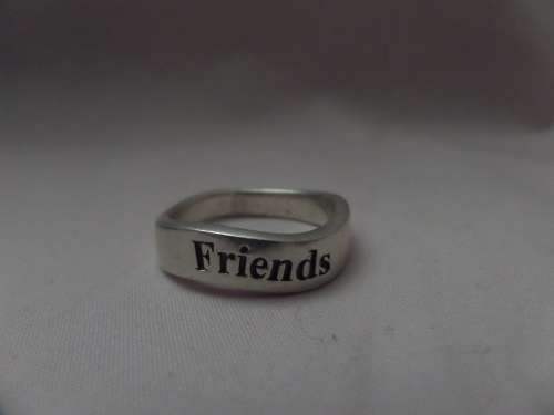 Silver 925 Ring (Friends) Dim 20mm  5.5 grams