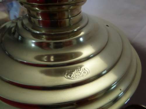 1800's Antique Brass Russian Samovar with Hallmarks H.A and other faded Hallmarks  45 cm High