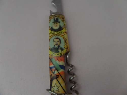 Paul Kruger and De Wet Pocket Knife Richards Sheffield England 12 cm
