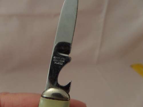 Paul Kruger and De Wet Pocket Knife Richards Sheffield England 12 cm