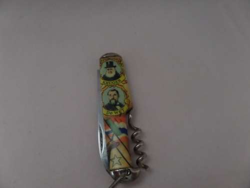 Paul Kruger and De Wet Pocket Knife Richards Sheffield England 12 cm