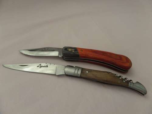 2 x Pocket Knifes   - 1 x Laguiole  - 1 x  RM Pradel  Both in Excellent Condition