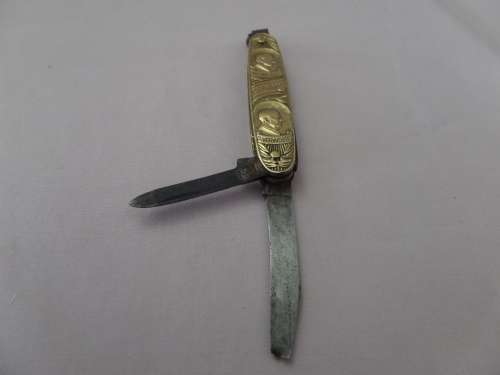 Pocket Knife  Dr Malan - Suid Afrika 1910-1960 Gen Hertzog - Avd Strijdom - Dr Verwoed  - Damaged