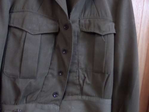 WW2 SADF Bunny Jacket with Unitas Badges  Size 382 - Condition Good
