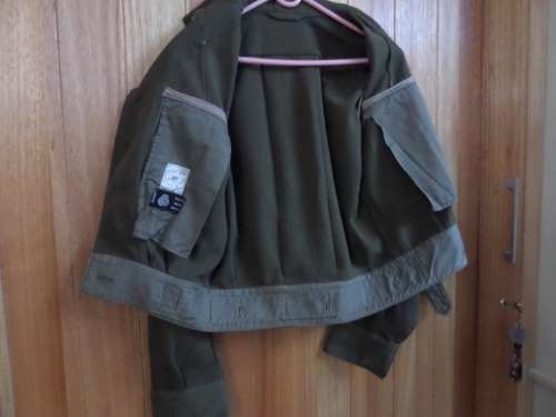 WW2 SADF Bunny Jacket with Unitas Badges  Size 382 - Condition Good