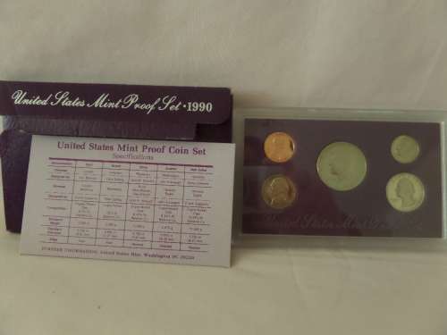 1990 United States of America Proof Set with Certificate