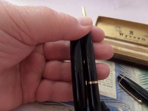 The Wyvern British Made Fountain Pen and Pencil Set Leicester England