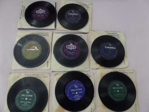 Collection of 8 Mini Records (Bid for the Lot)