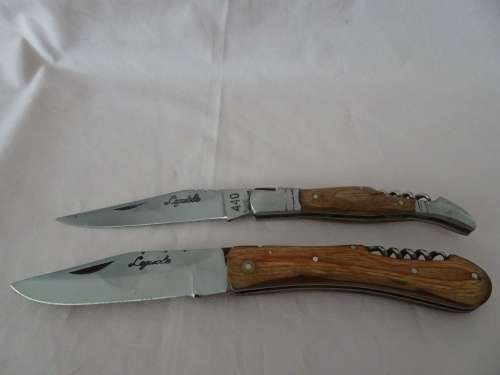 2 x Laguiole Pocket Knives in good condition