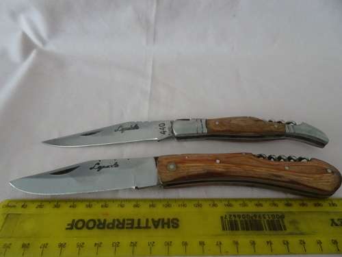 2 x Laguiole Pocket Knives in good condition