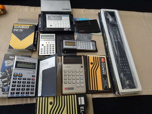 Lot of Interesting Vintage Calculators