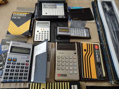 Lot of Interesting Vintage Calculators