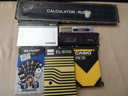 Lot of Interesting Vintage Calculators