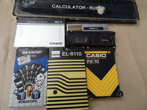 Lot of Interesting Vintage Calculators