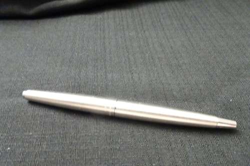 Parker Fountain Pen  -  Silver  - made in England
