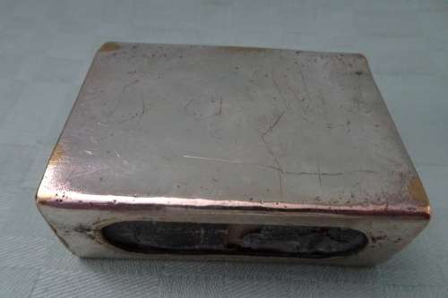 Vintage Silver plated Matchbox Holder in excellent condition
