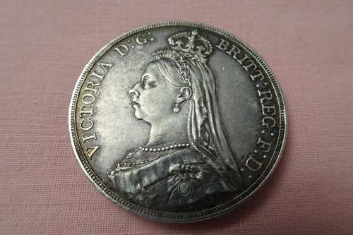Silver 1890 Great Britain Crown