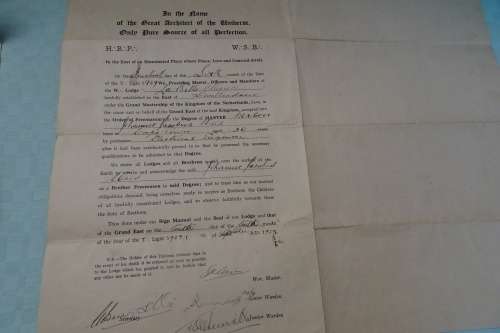 Lot of Free Mason Booklets and Documents dating back as far as 1929