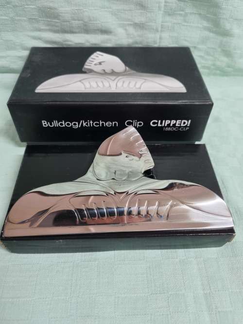 Carrol Boyes  Stainless Steel Bulldog /Kitchen Clip  in Excellent Condition Boxed