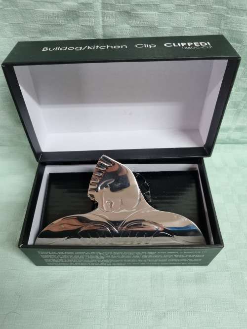 Carrol Boyes  Stainless Steel Bulldog /Kitchen Clip  in Excellent Condition Boxed