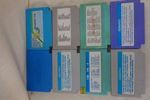 Vintage Retro TV Game Cartridges (8 games)