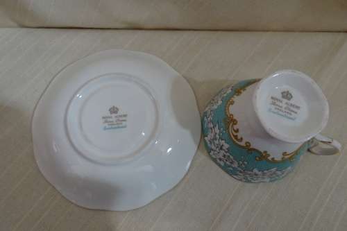 2 x Royal Albert - Enchantment Coffee Duo Set - Made in England - Good Condition