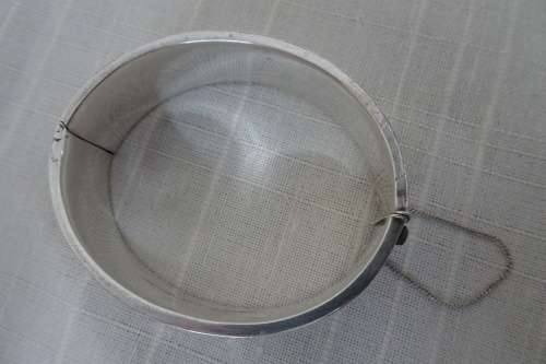 Stunning Sterling Silver Wax Filled Candida Bangle   - 28 grams