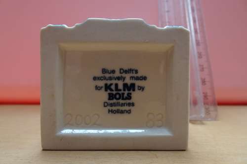 Blue Delfts KLM by Bols Miniature House No.83 Sealed in Good Condition